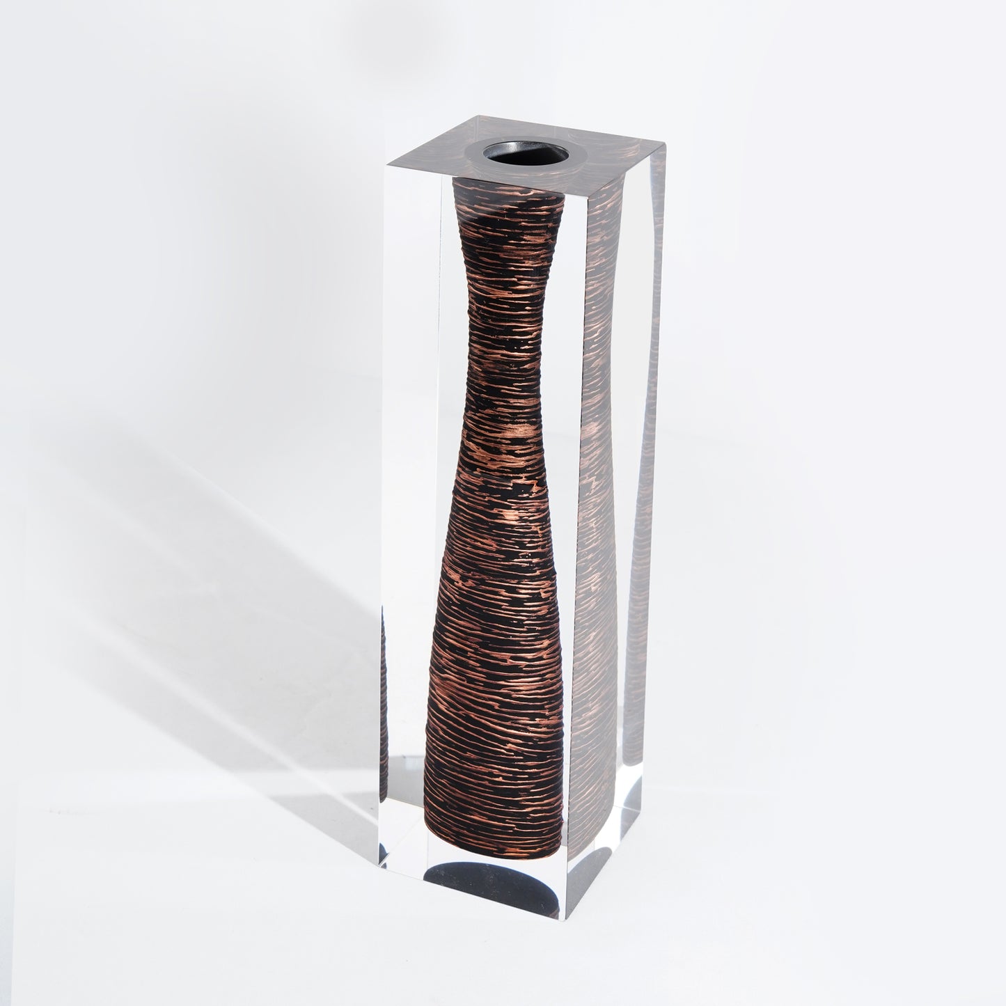 Bronze Long Neck Vase