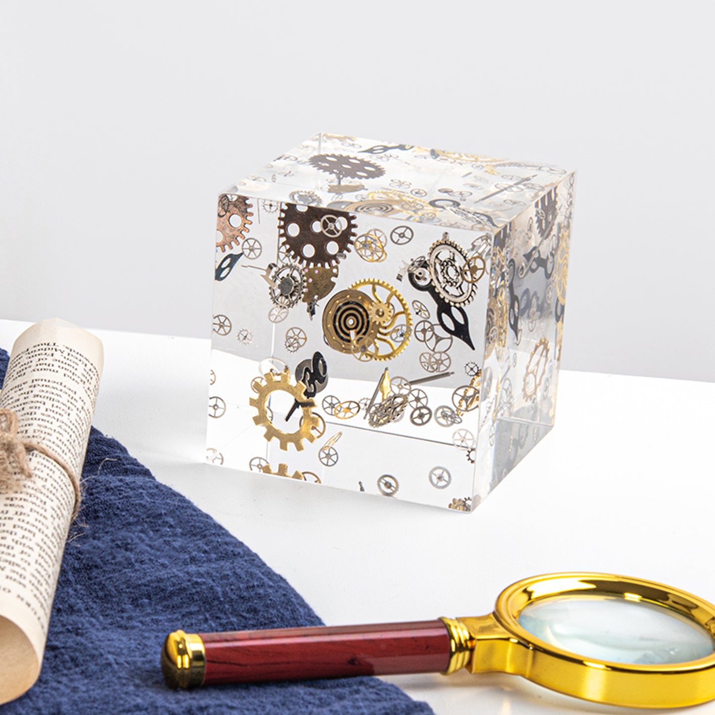 Steampunk Frozen Time Cube