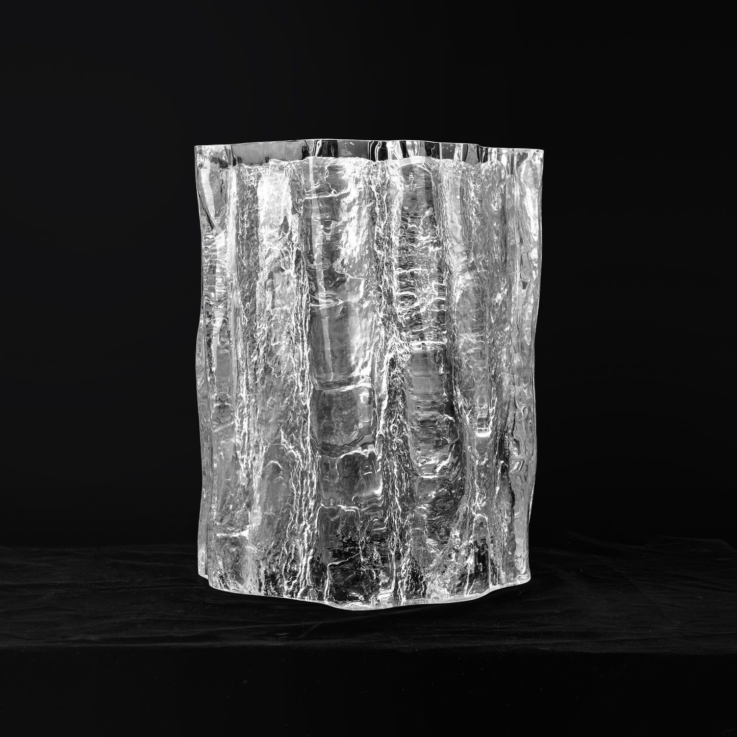 Glacier Stool Table - Ripple