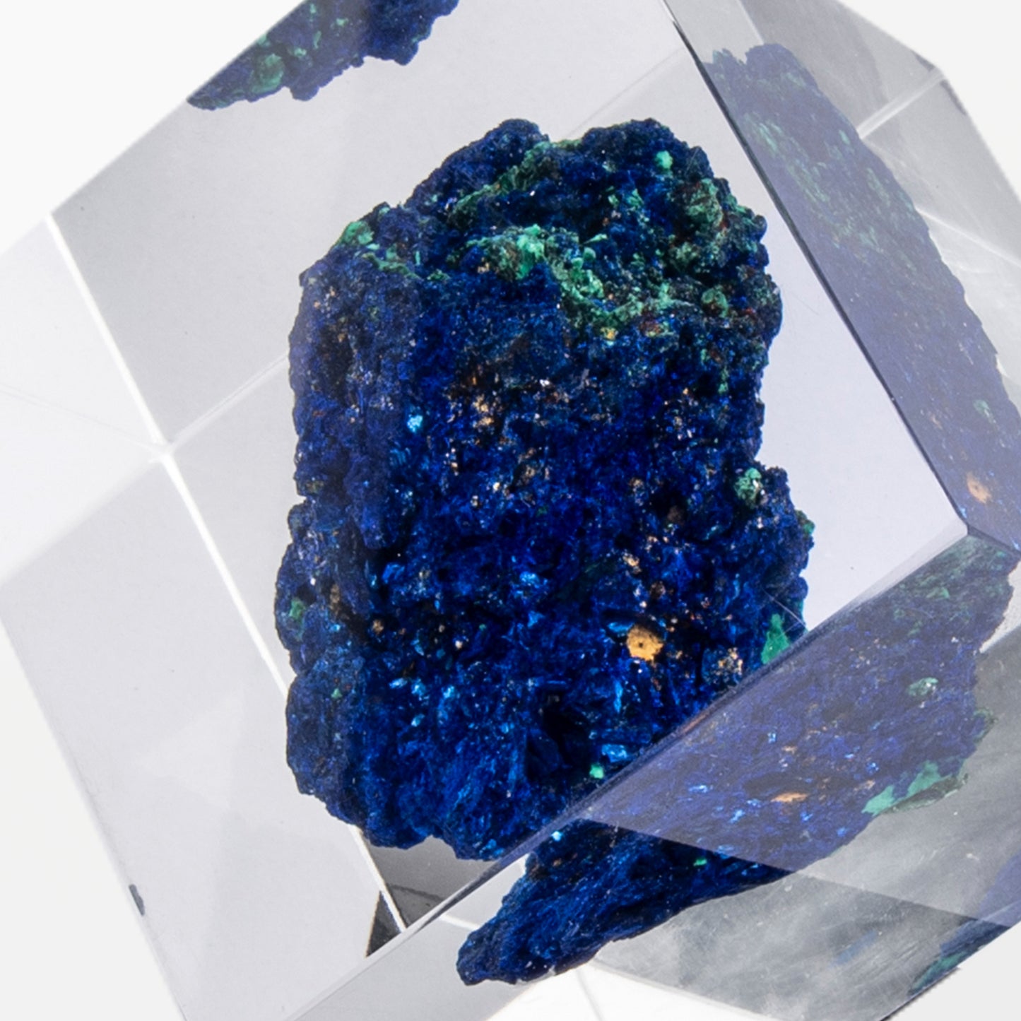 Azurite Cube