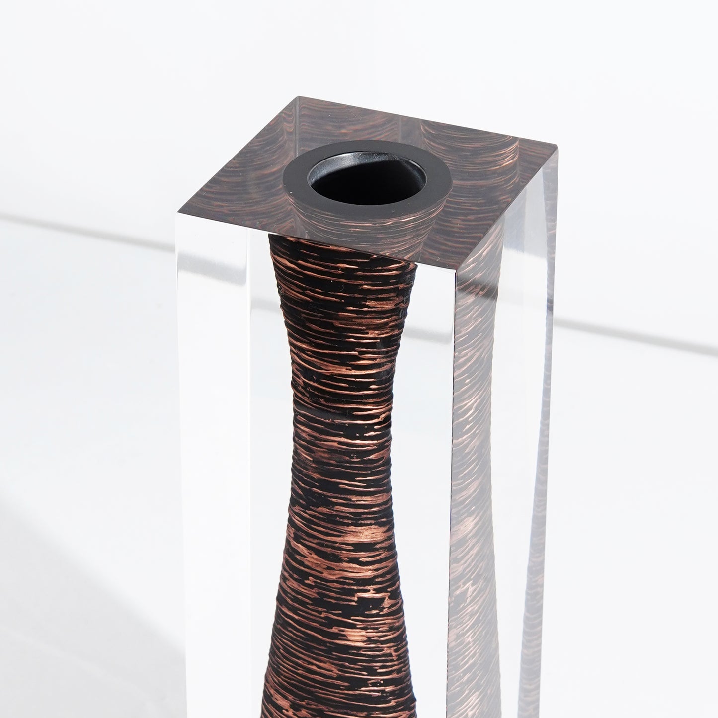 Bronze Long Neck Vase