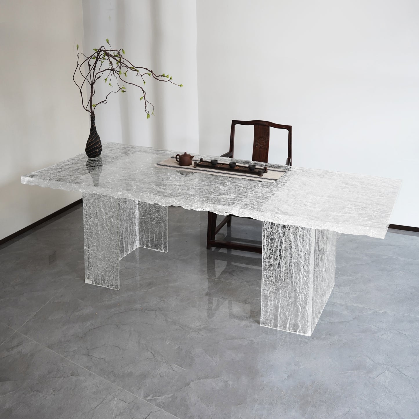 Arctic Slate Long Table