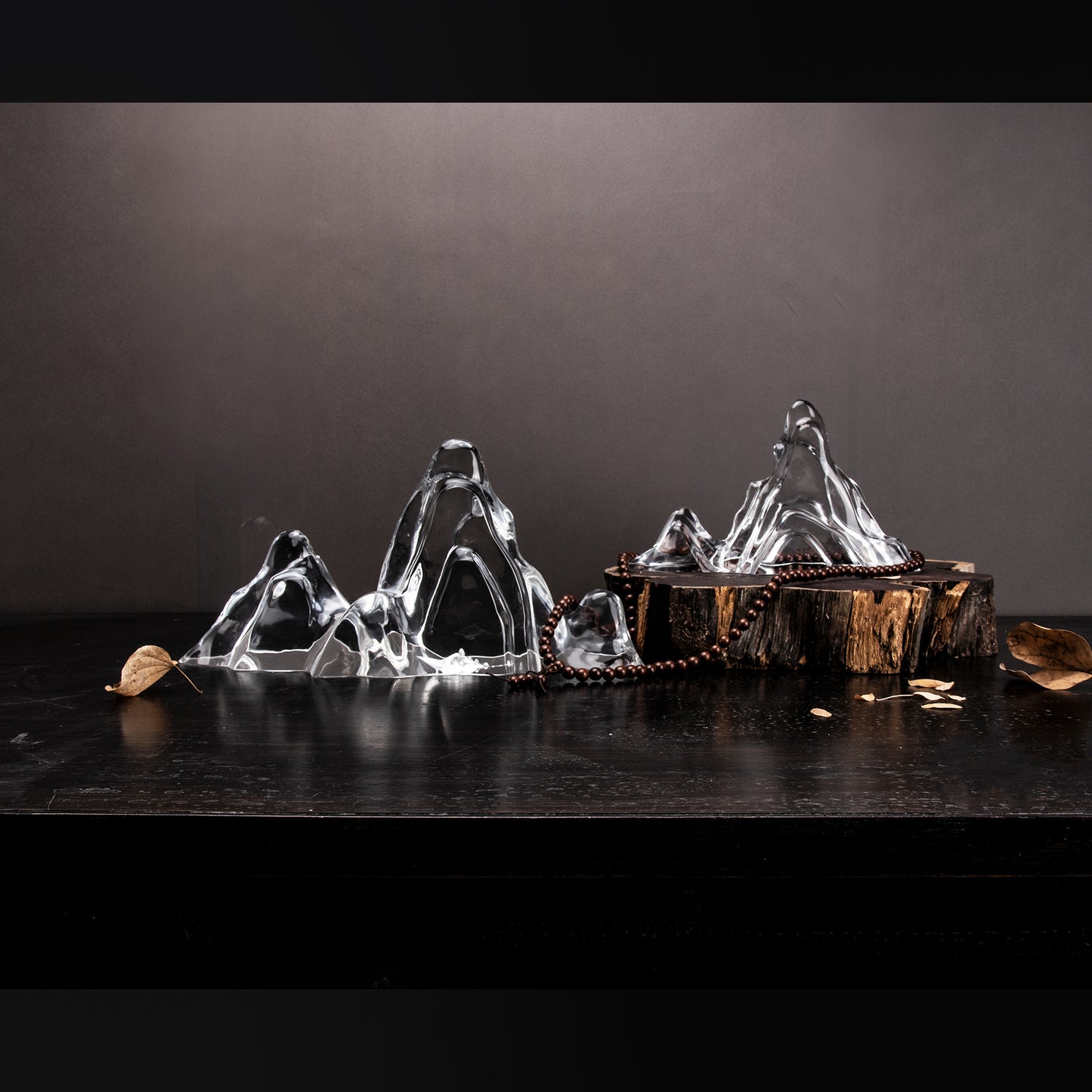 Mountain Art Sculpture - Twin Rise