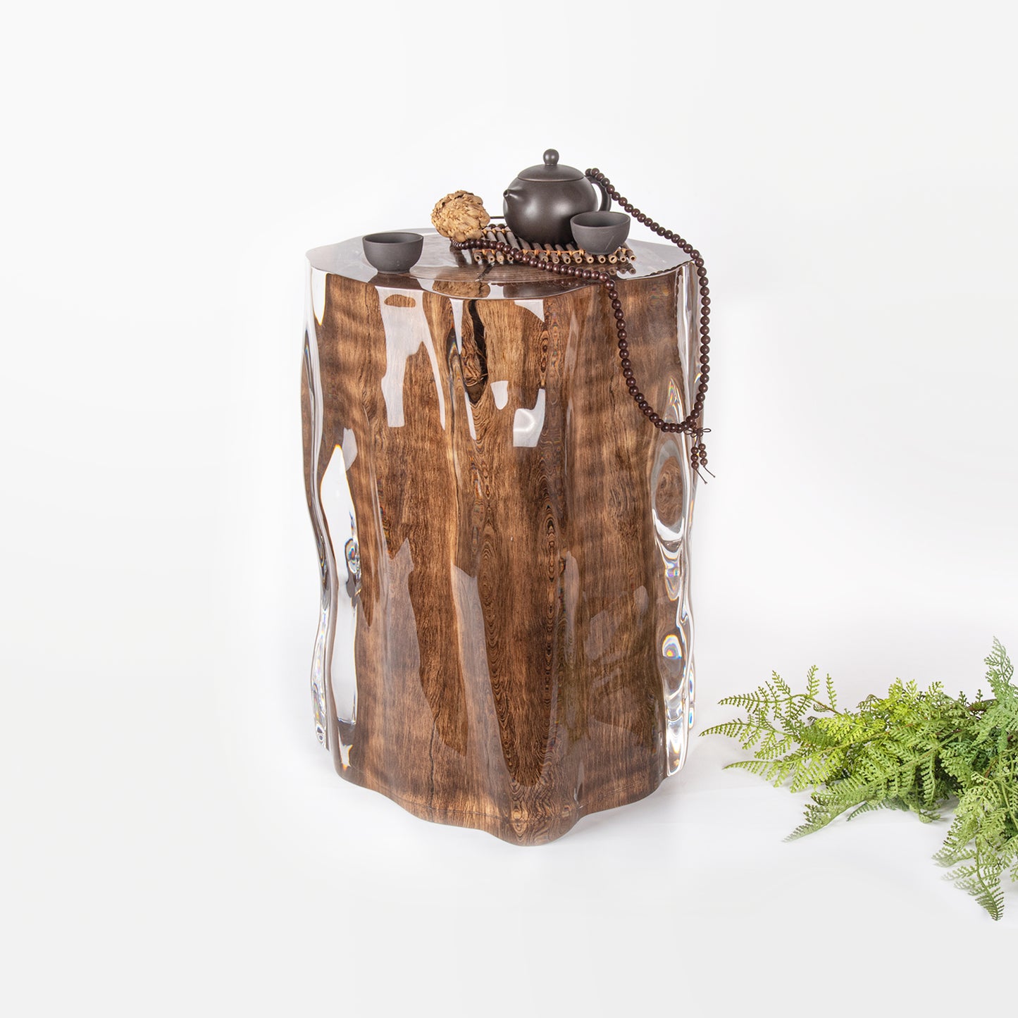 Driftwood Stump Stool Table - Ripple