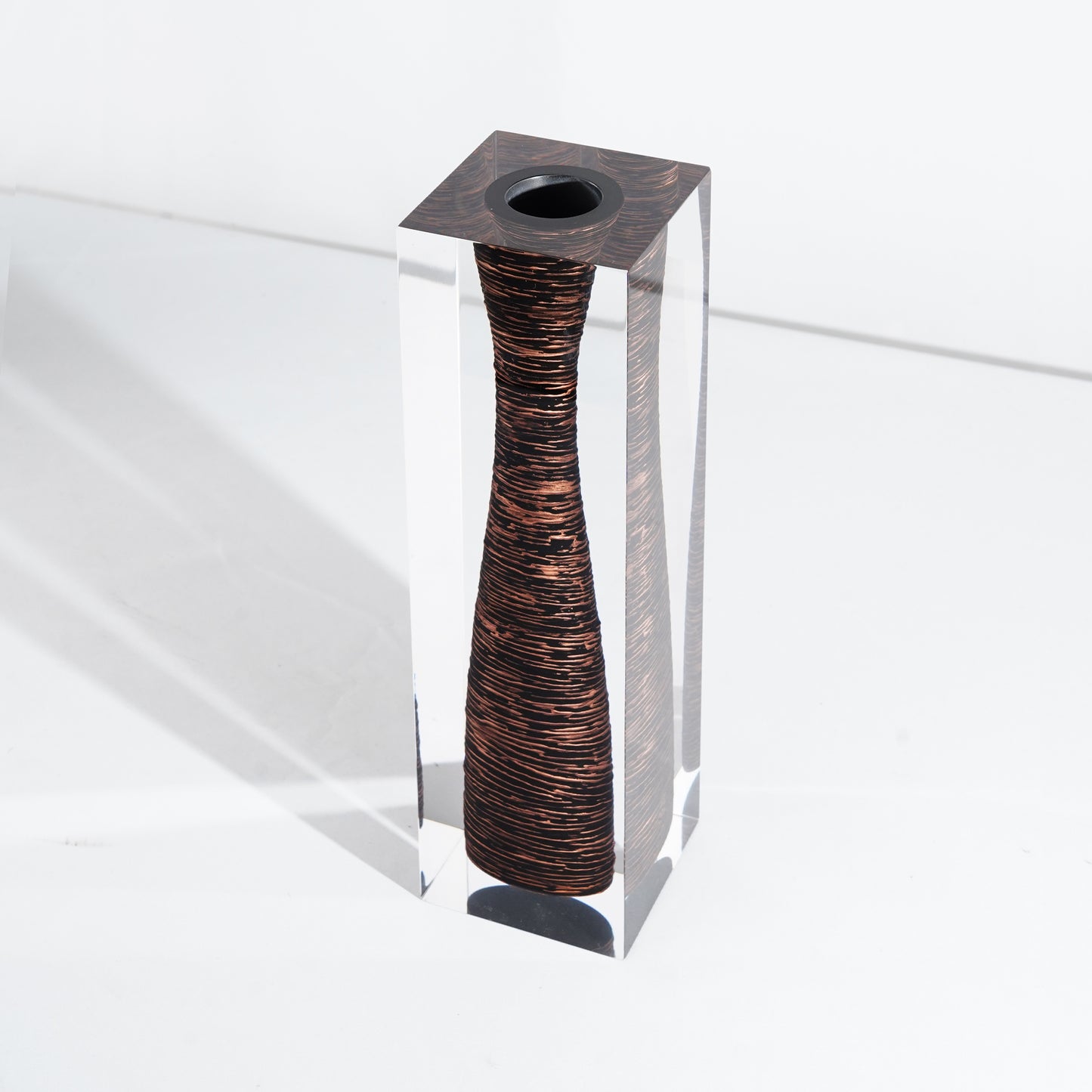 Bronze Long Neck Vase