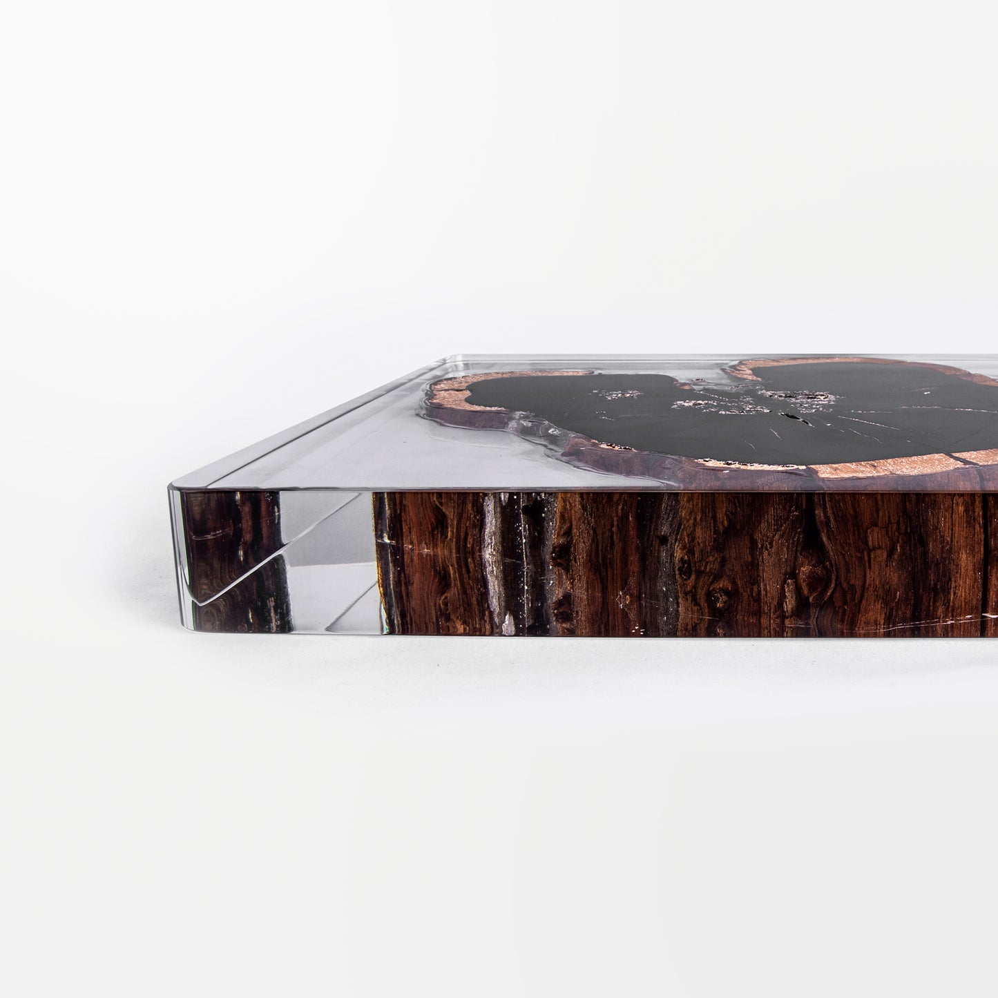 Ebony Wood Square Tray