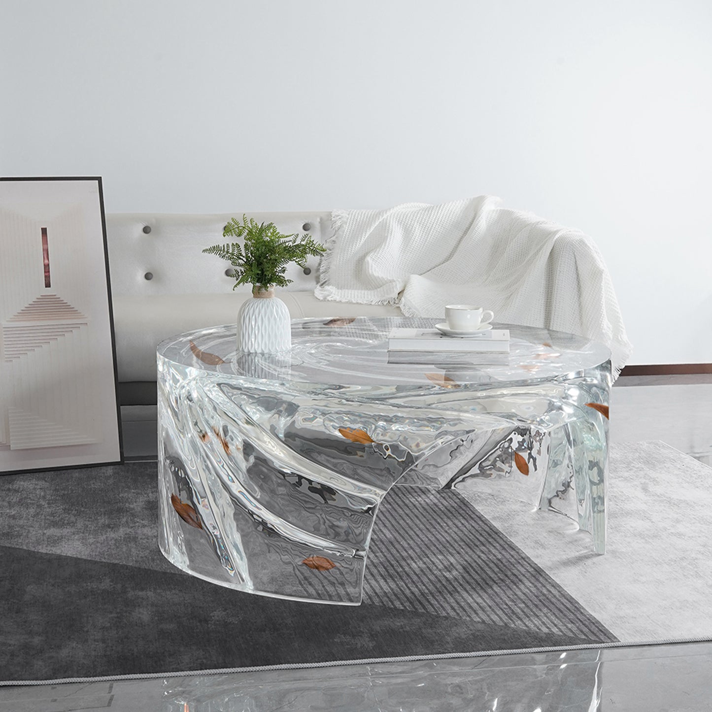 Aqua Vortex Coffee Table