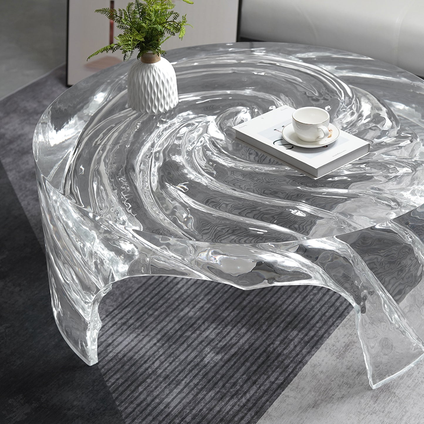 Aqua Vortex Coffee Table
