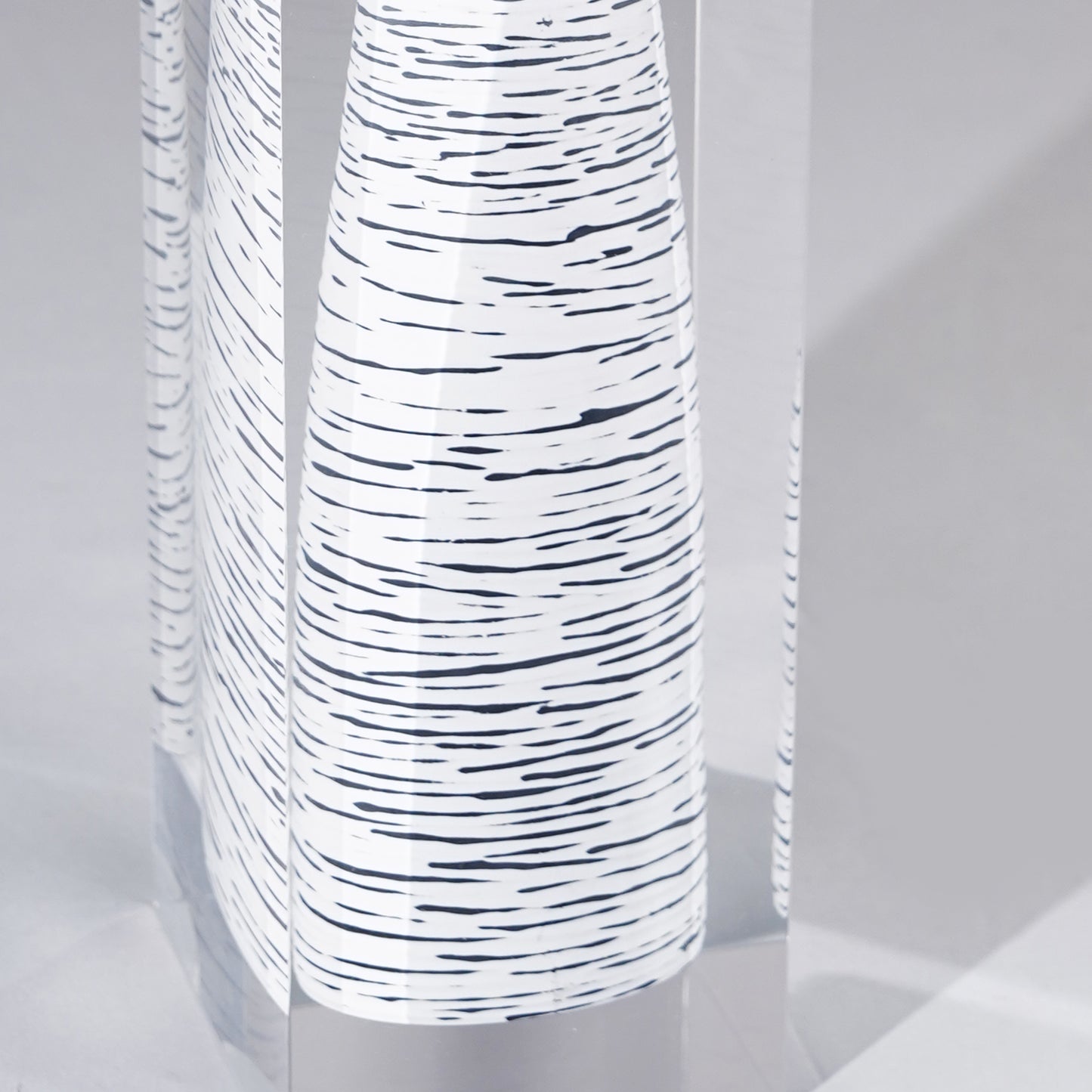White Long Neck Vase