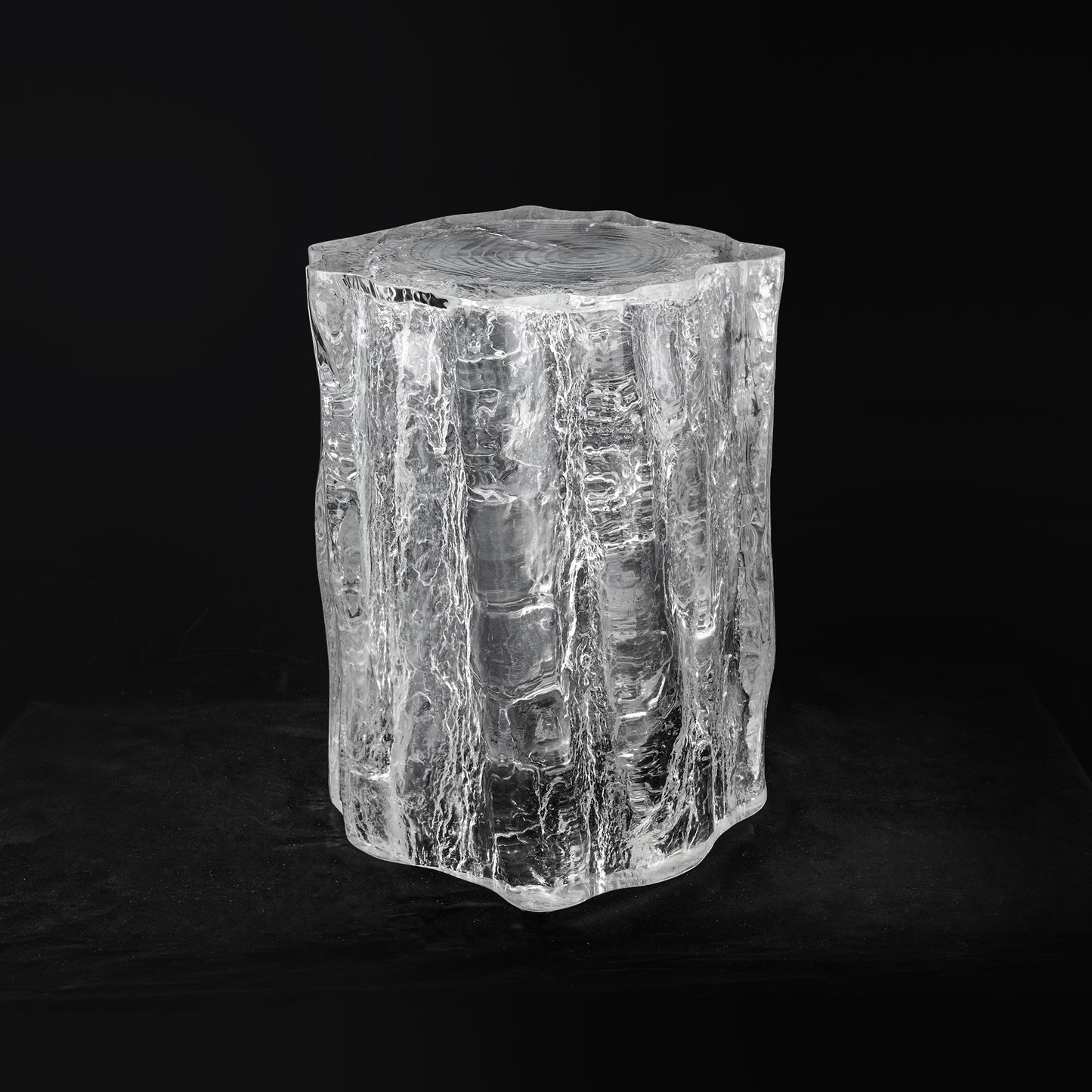 Glacier Stool Table - Ripple