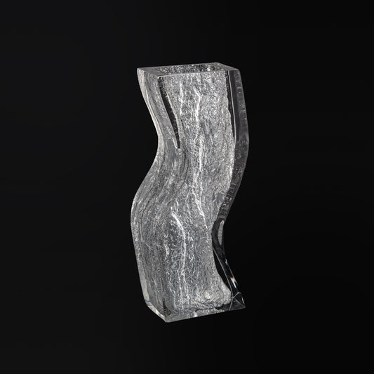 S-shape Glacier vase