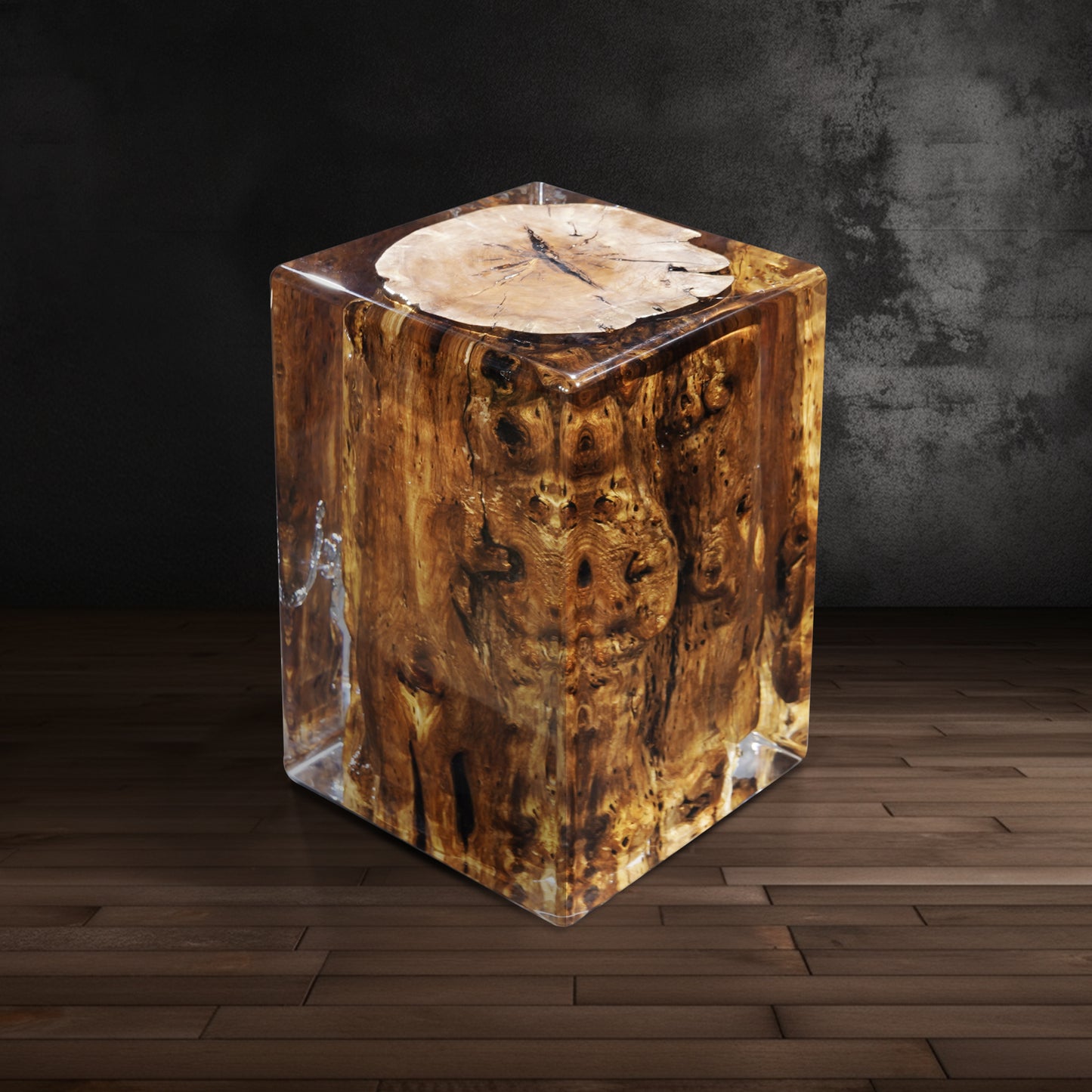 Sandalwood Stump Stool Table