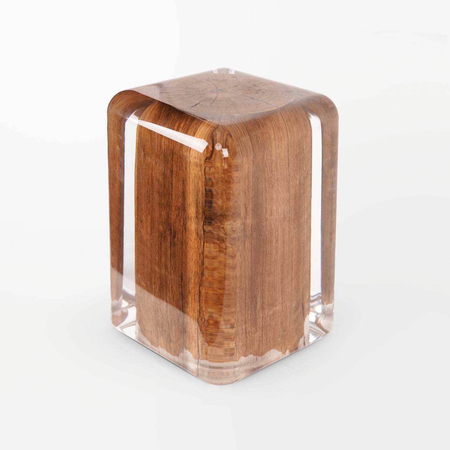 Driftwood Stump Stool Table