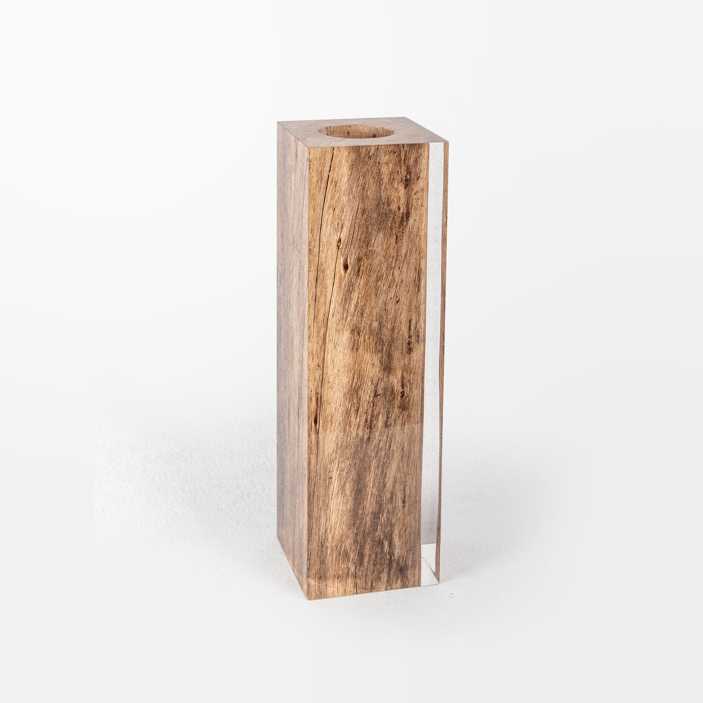 Raw Wood Vase