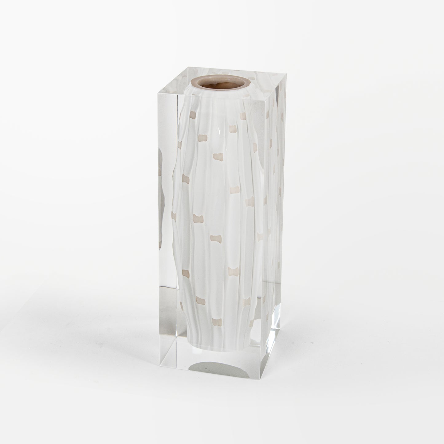 Frozen Retro Stripe Vase