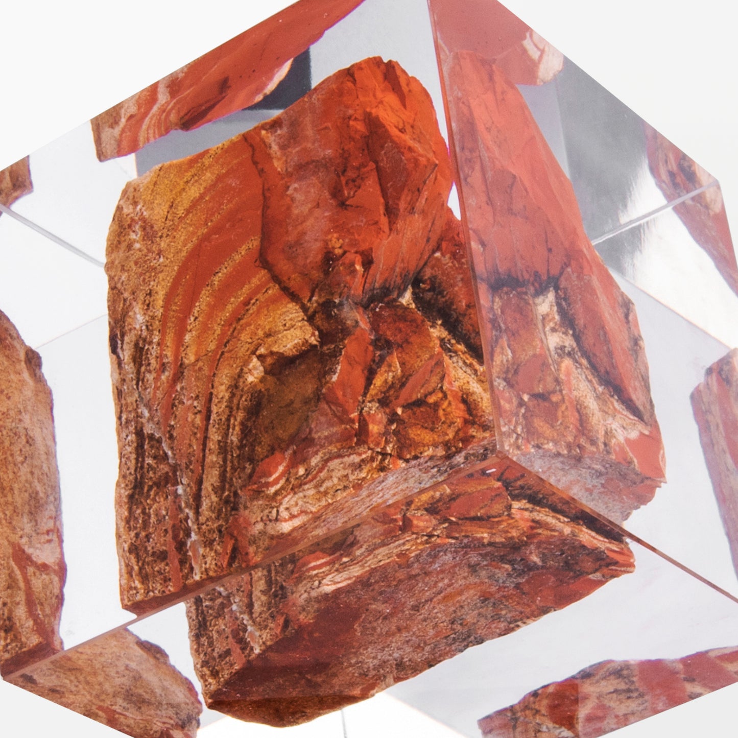 Red Jasper Cube