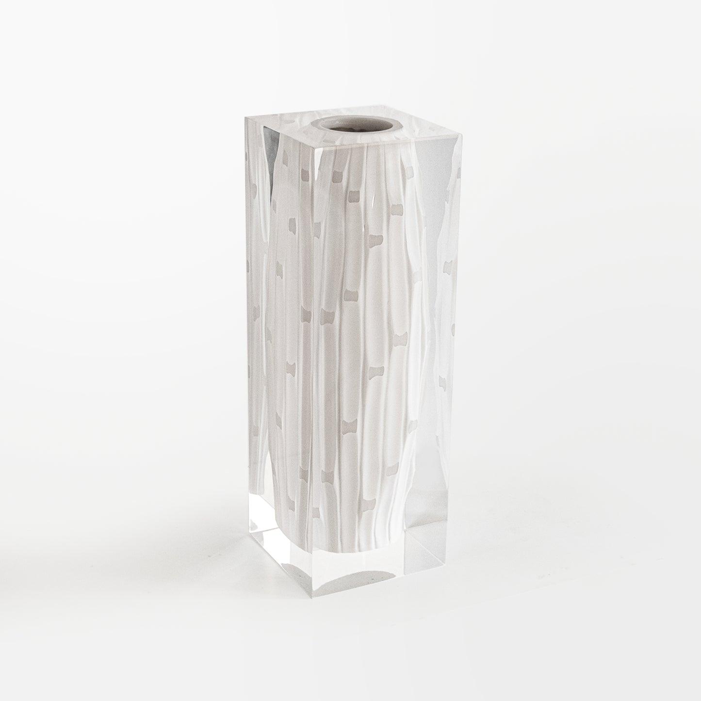 Frozen Retro Stripe Vase