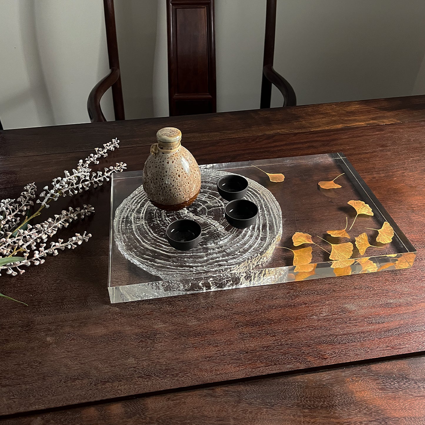 Annual Ring Tray - Ginkgo Leaf Collection