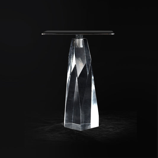 Prism Pedestal Side Table