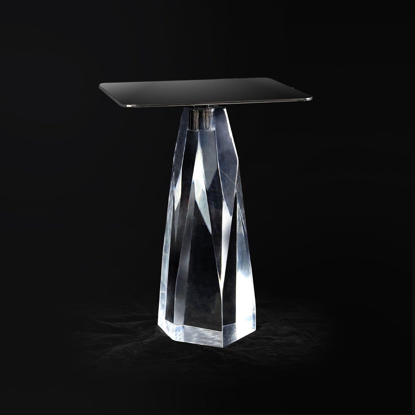 Prism Pedestal Side Table
