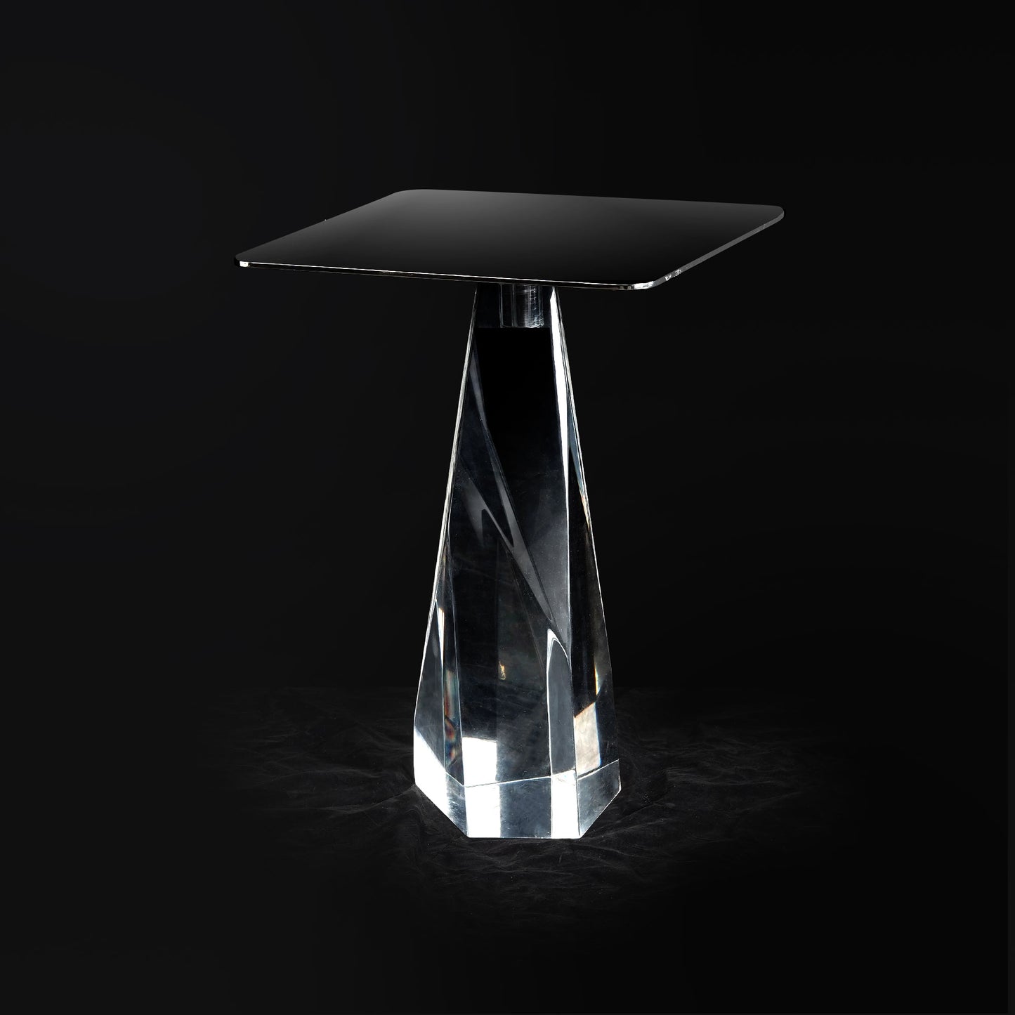 Prism Pedestal Side Table