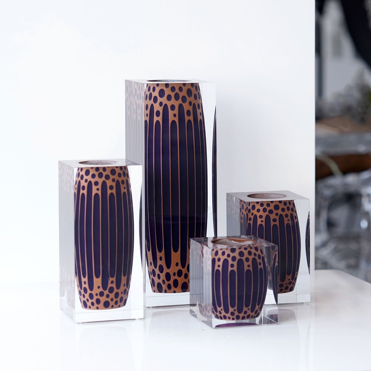 Sand Pulse Short Vase