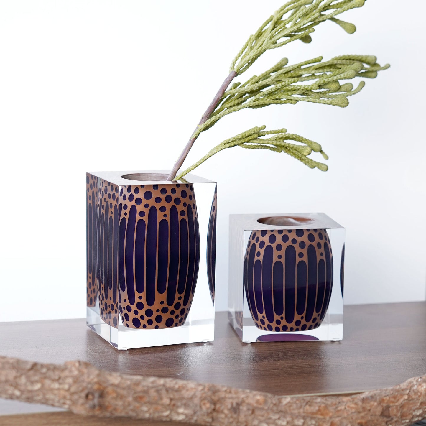 Sand Pulse Short Vase