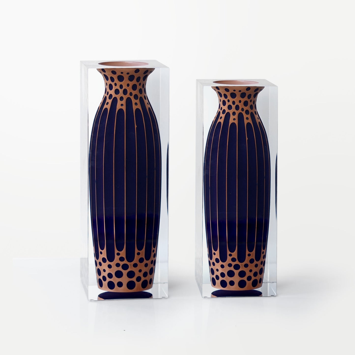 Sand Pulse Tall Vase - Narrow Neck