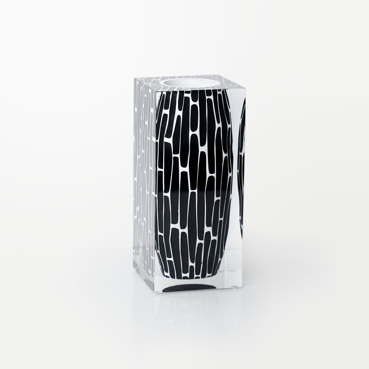 Totem Noir Short Vase