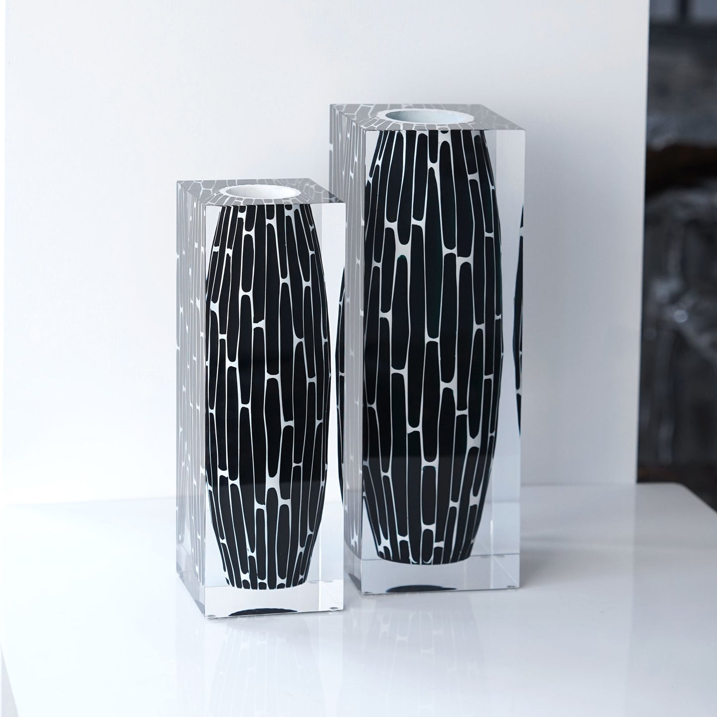 Totem Noir Tall Vase