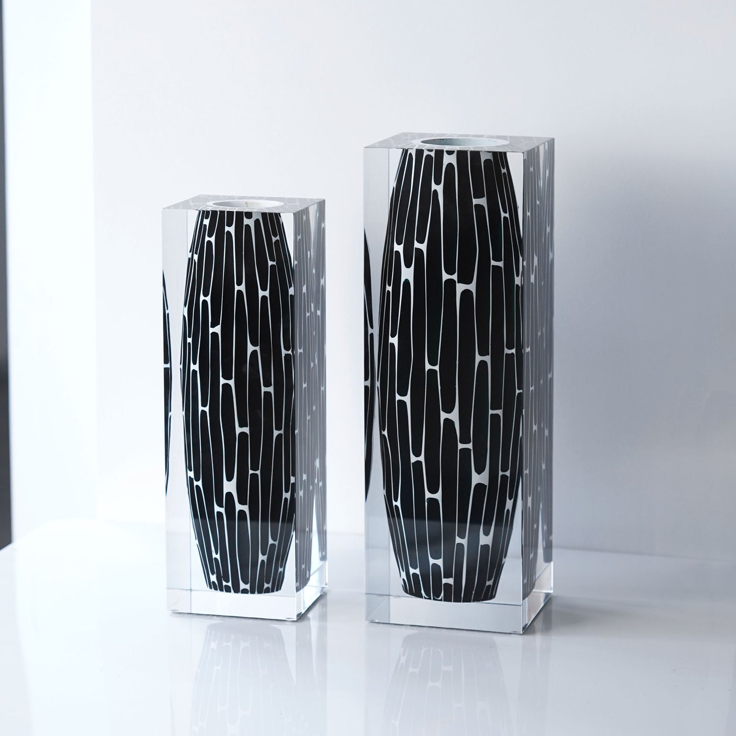 Totem Noir Tall Vase