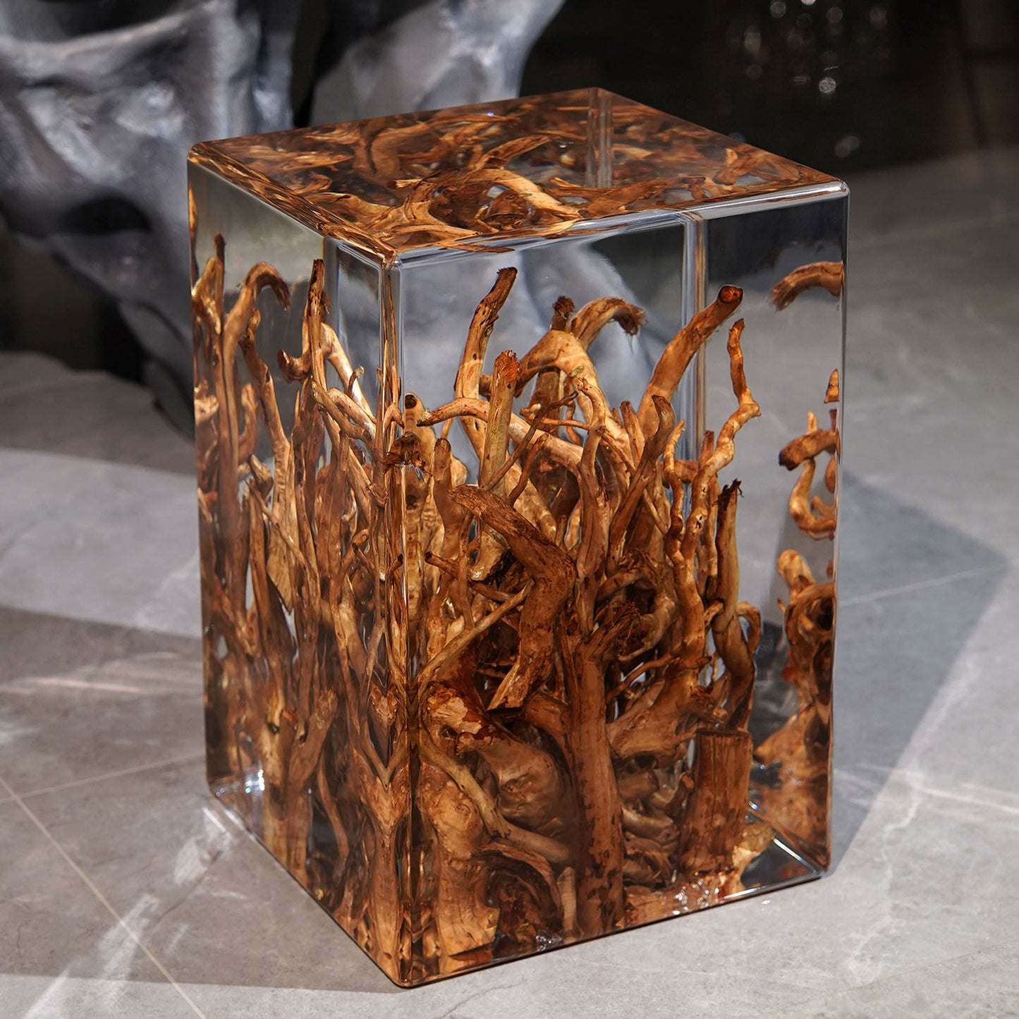 Tree Root Stool Table