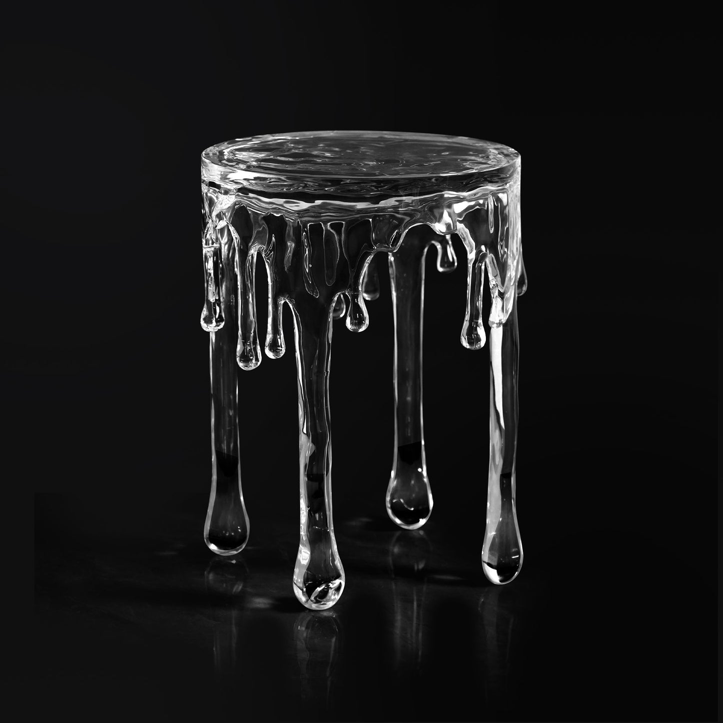 Arctic Melt Stool Table