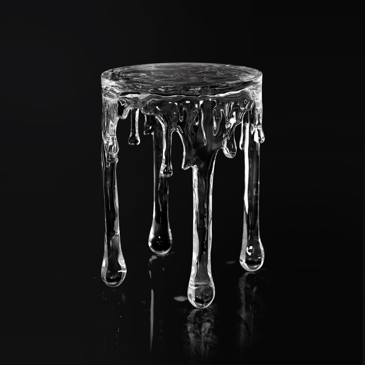 Arctic Melt Stool Table