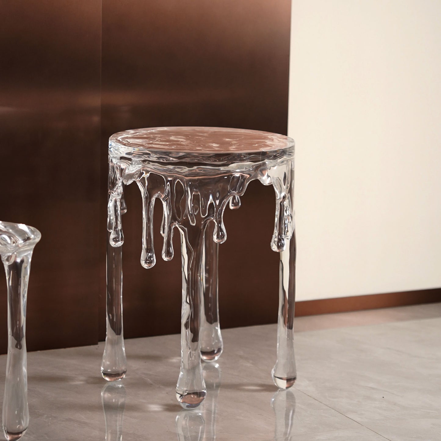 Arctic Melt Stool Table