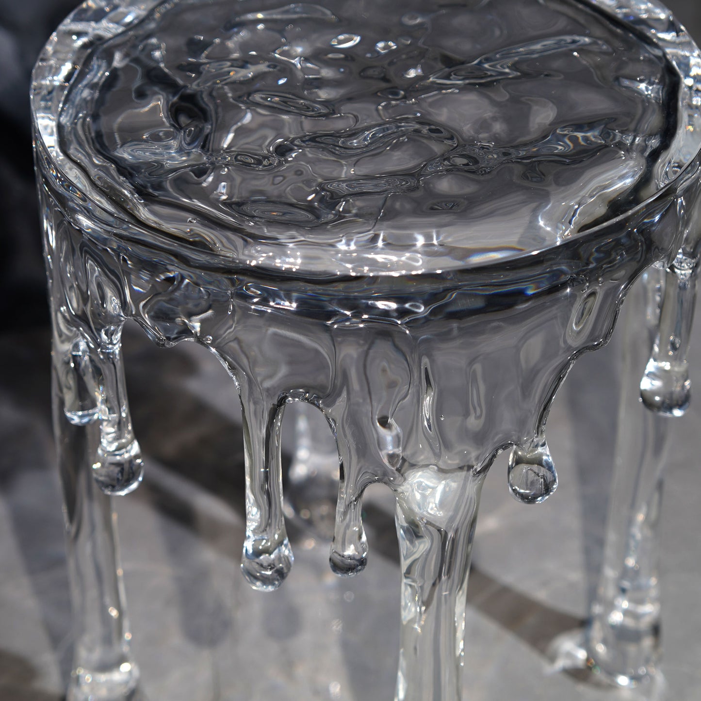 Arctic Melt Stool Table